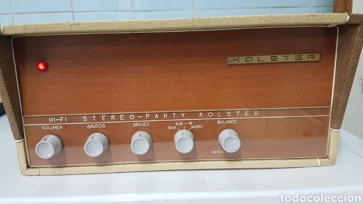 Radios de v&aacute;lvulas: Tocadiscos KOLSTER de v&aacute;lvulas estereo - Foto 3