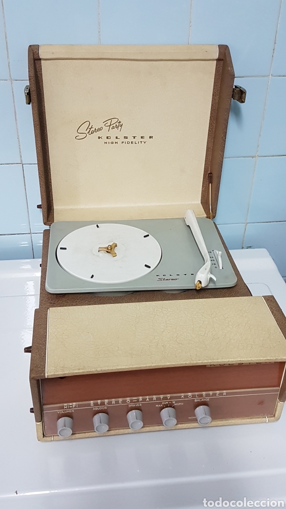 Radios de v&aacute;lvulas: Tocadiscos KOLSTER de v&aacute;lvulas estereo - Foto 13