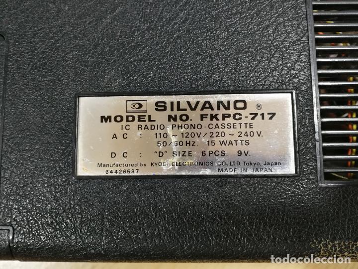 Radios de v&aacute;lvulas: RADIO TOCADISCOS CASETE DE MALETIN SILVANA - Foto 36
