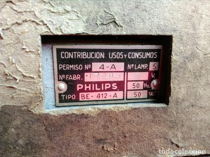 Radios de válvulas: Radio antigua Philips - Foto 6 - 257326105