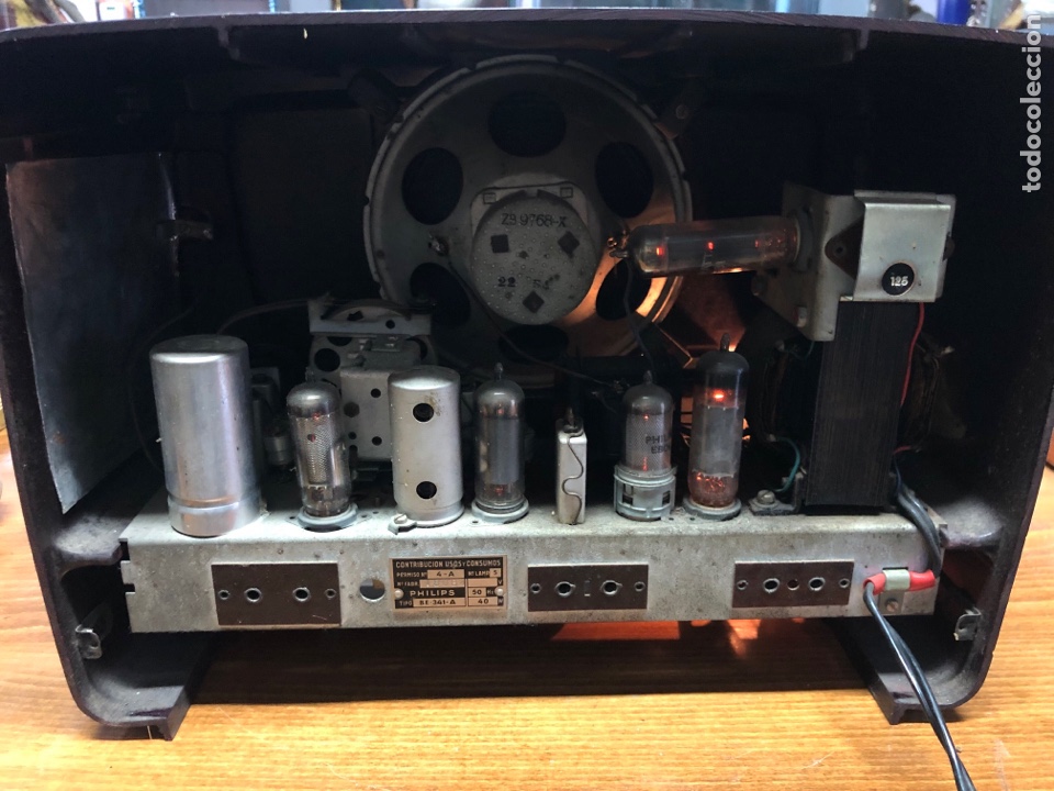 Radios de v&aacute;lvulas: RADIO A VALVULAS PHILIPS Be-341-a - Foto 2