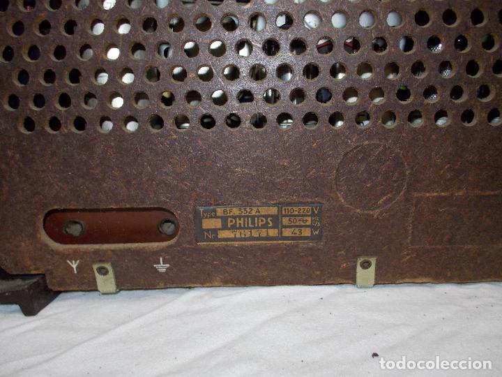 Radios de v&aacute;lvulas: Radio Philips MOdelo DF 352 A - Foto 12