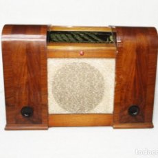 Radios de válvulas: RADIO PHILIPS 461A18. ORIGINAL DE 1937 Y FUNCIONANDO. A 125 Y 220.. Lote 301823133