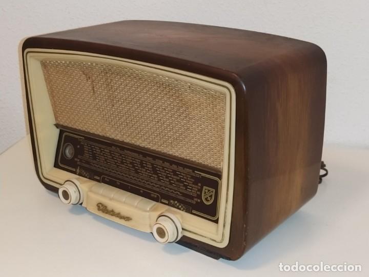 Radios de válvulas: ESTUPENDA RADIO NORDMENDE ELECTRA 56 ¡¡¡FUNCIONA!!! - Foto 3 - 312364098