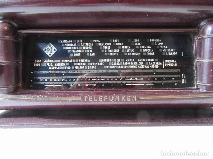 Radios de v&aacute;lvulas: Radio antigua Telefunken Capricho - Foto 2