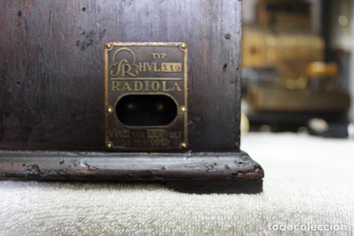 Radios de v&aacute;lvulas: Radio Radiola - Foto 17