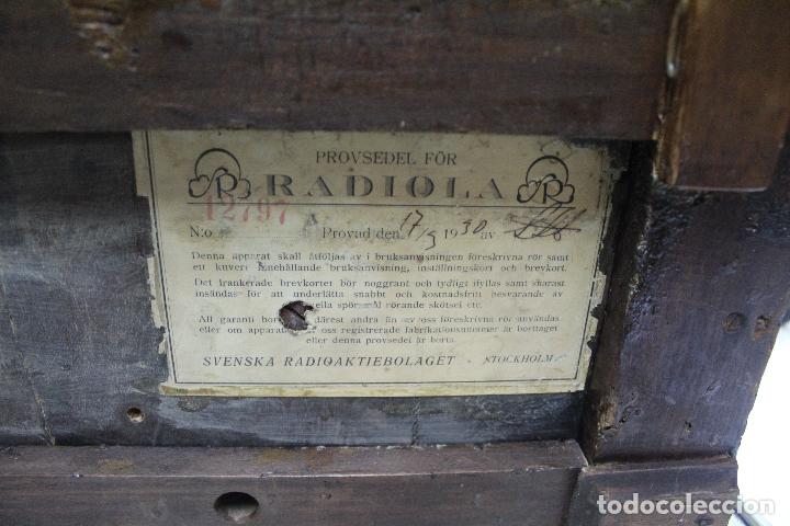 Radios de v&aacute;lvulas: Radio Radiola - Foto 21