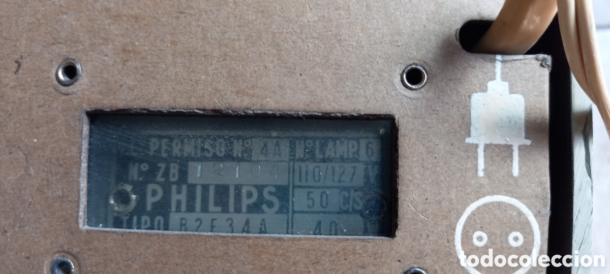 Radios de v&aacute;lvulas: Radio Philips a&ntilde;os 60 - Foto 3