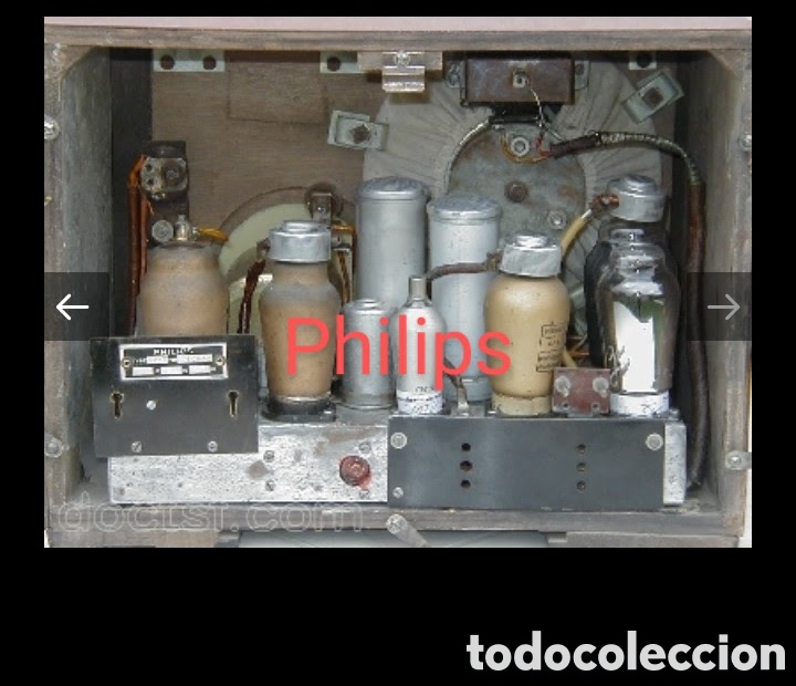 Radios de v&aacute;lvulas: FUNCIONA.!! PHILIPS MOD. - 5251A , A&Ntilde;OS 1935. PHILIPS SUPER OCTODE.!!! - Foto 7