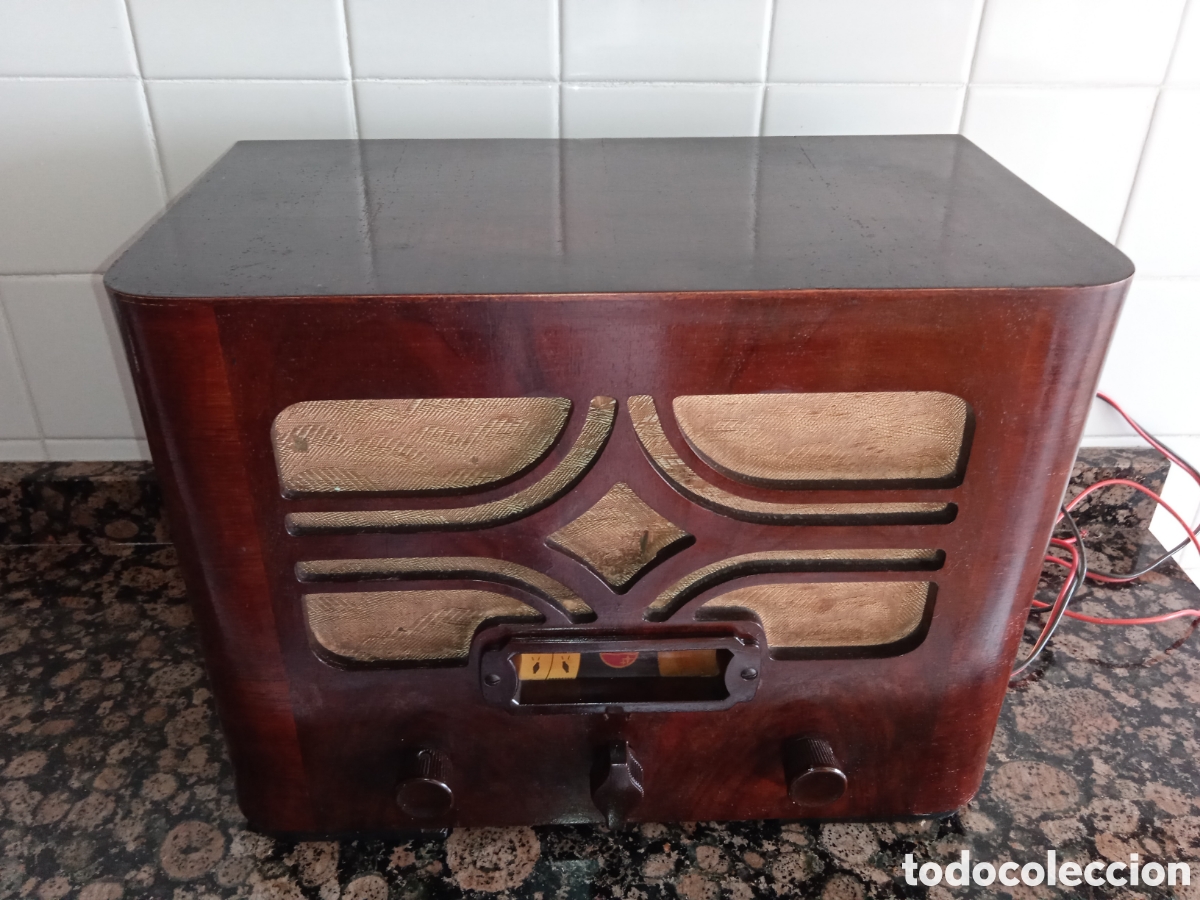 Radios de v&aacute;lvulas: FUNCIONA.!! PHILIPS MOD. - 5251A , A&Ntilde;OS 1935. PHILIPS SUPER OCTODE.!!! - Foto 1