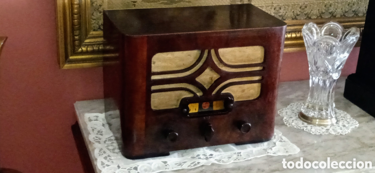 Radios de v&aacute;lvulas: FUNCIONA.!! PHILIPS MOD. - 5251A , A&Ntilde;OS 1935. PHILIPS SUPER OCTODE.!!! - Foto 5