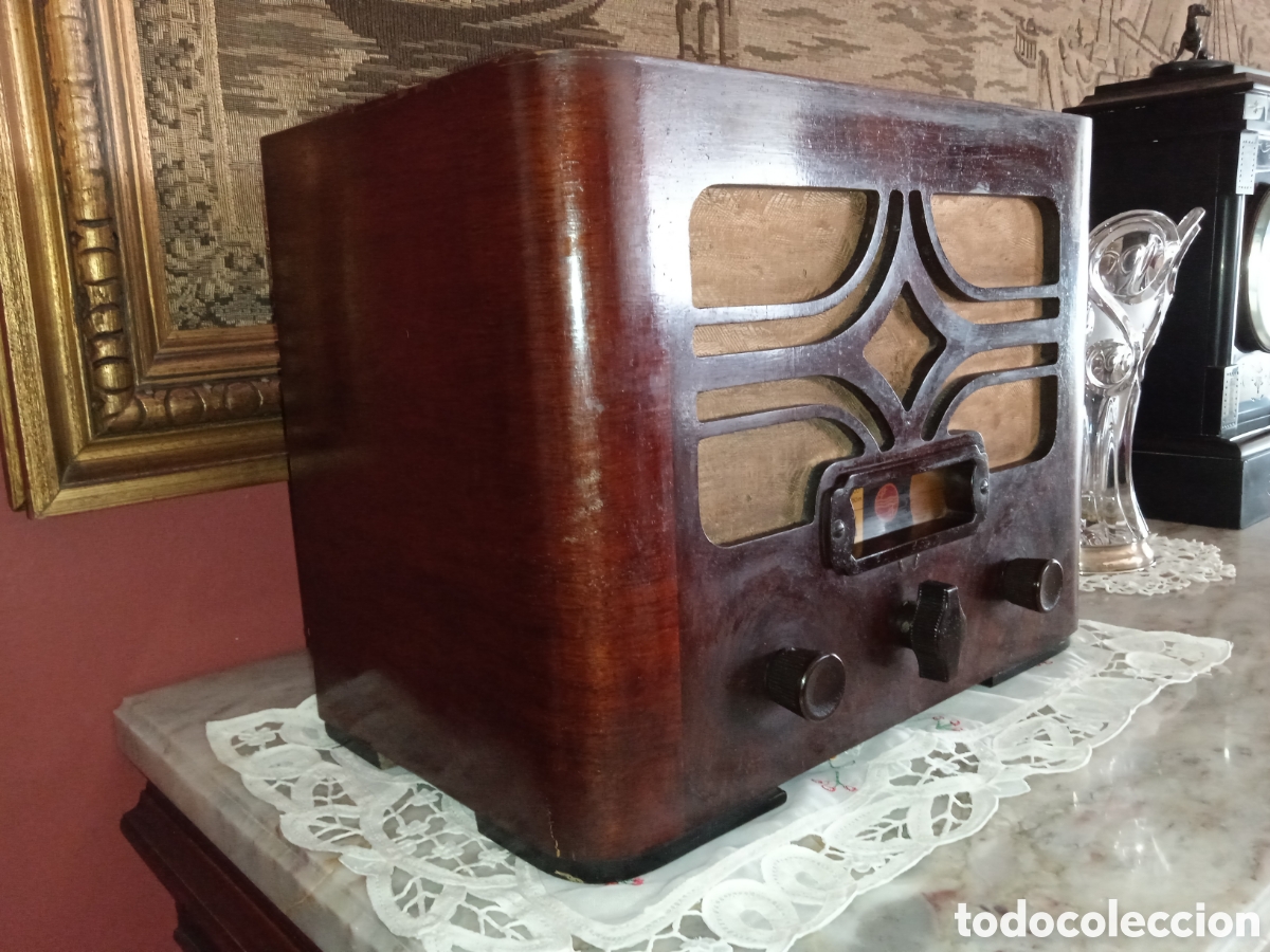 Radios de v&aacute;lvulas: FUNCIONA.!! PHILIPS MOD. - 5251A , A&Ntilde;OS 1935. PHILIPS SUPER OCTODE.!!! - Foto 4