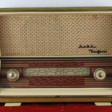 Radios de válvulas: ANTIGUA RADIO DE MADERA BARBI TRANSSONIC. ANDRÉS VALLS COSTA. AÑOS 50