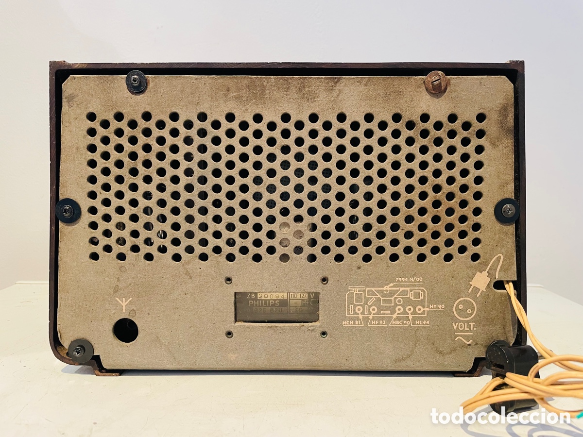 Radios de v&aacute;lvulas: Philips Radio V&aacute;lvulas Vintage - Foto 4