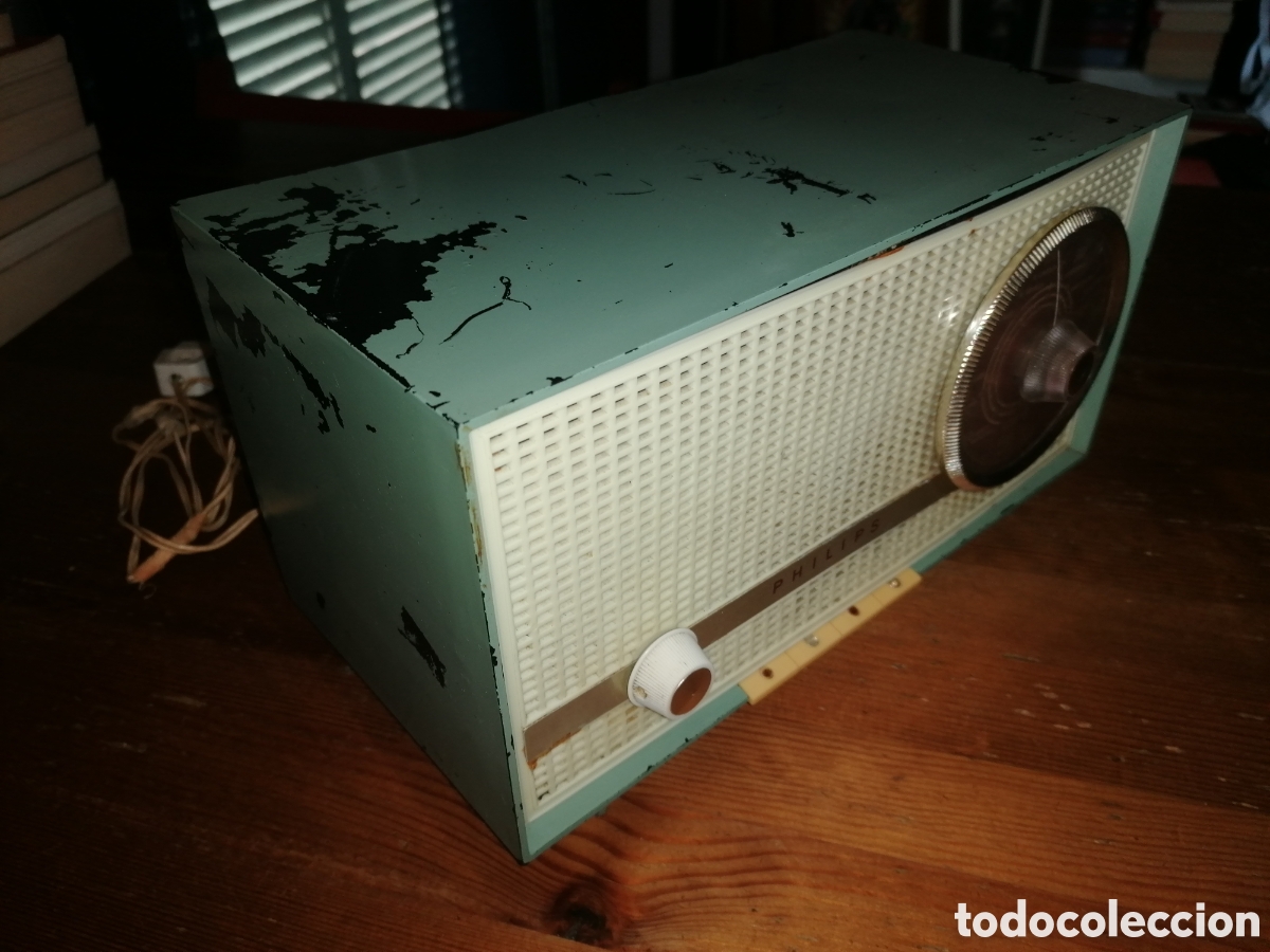 Radios de v&aacute;lvulas: Antigua radio PHILIPS - Foto 7