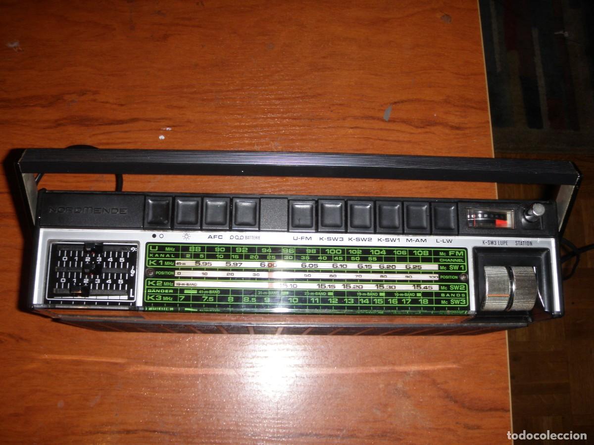 Radios de v&aacute;lvulas: RADIO NORDMENDE GLOBEMASTER FUNCIONANDO - Foto 2