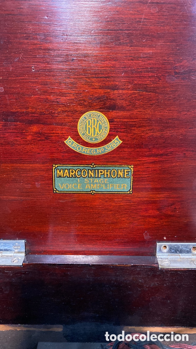 Radios de v&aacute;lvulas: Marconiphone voice Amplifier 1920 - Foto 4