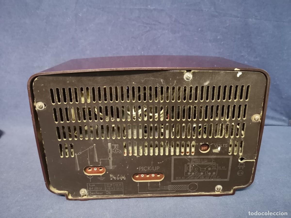 Radios de v&aacute;lvulas: Radio Philips en baquelita - Foto 9
