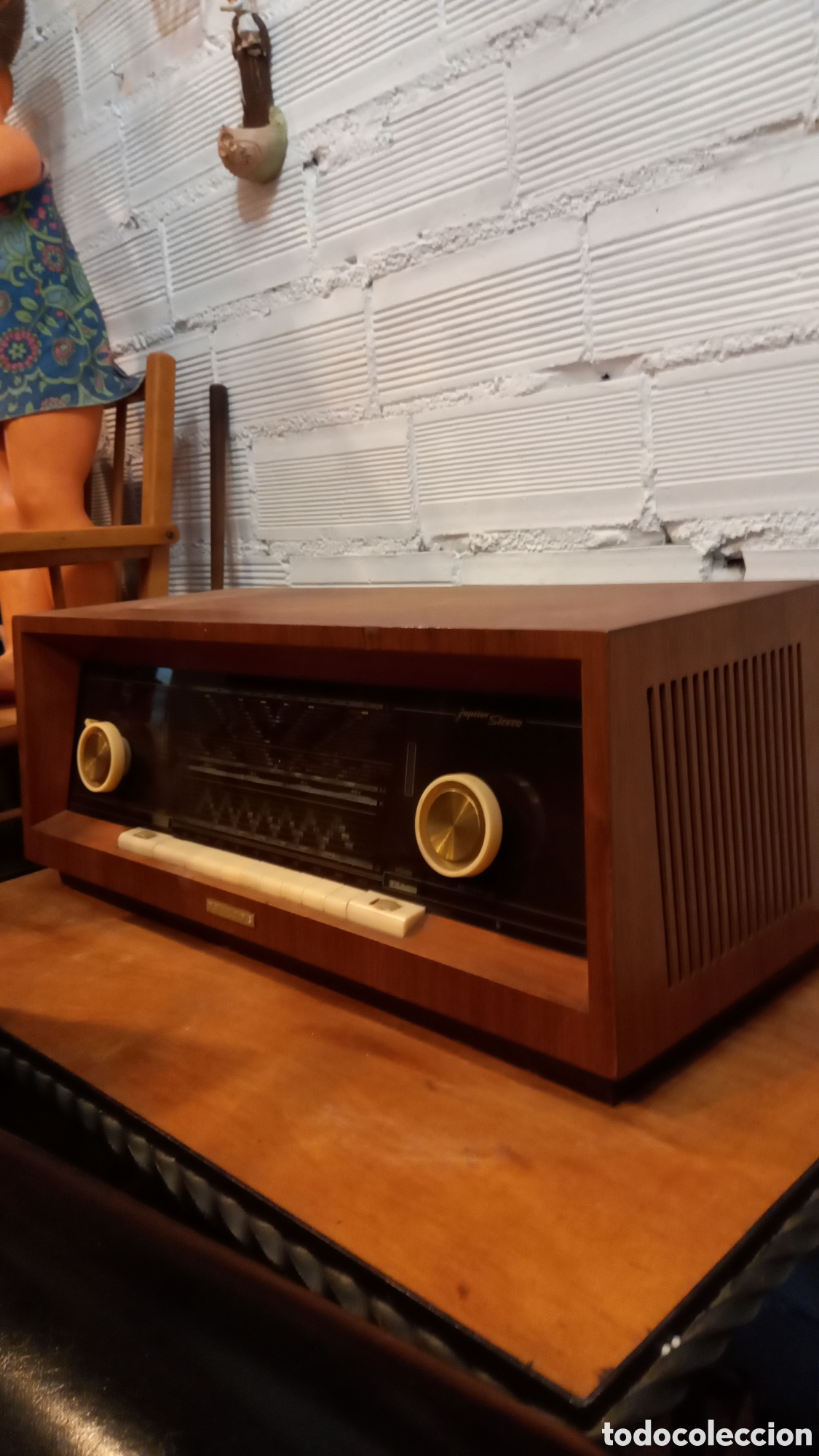Radios de v&aacute;lvulas: Antigua radio Philps - Foto 4