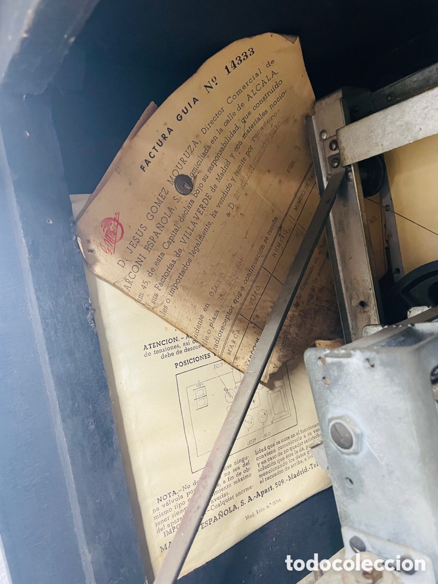 Radios de v&aacute;lvulas: Marconi M-49 - Foto 14