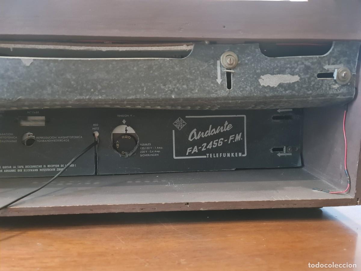 Radios de v&aacute;lvulas: Radio Tocadiscos Telefunken ANDANTE - Foto 5