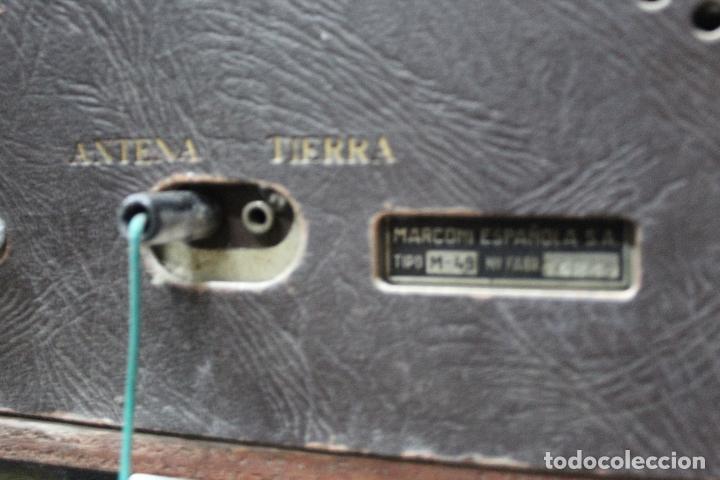 Radios de v&aacute;lvulas: radio marconi M49 - Foto 13