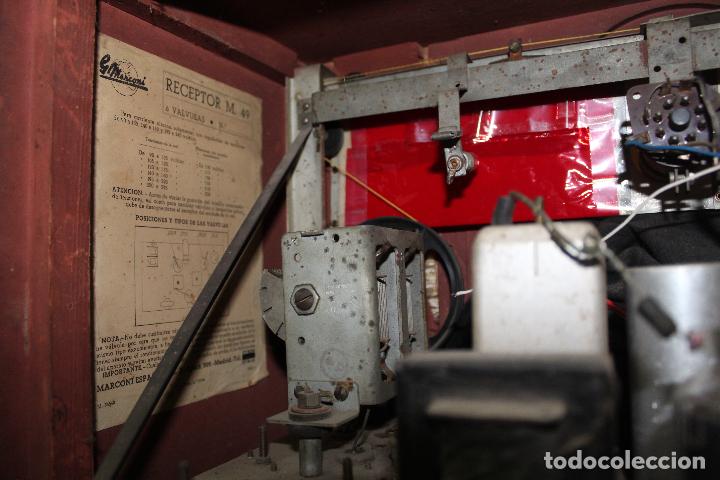 Radios de v&aacute;lvulas: radio marconi M49 - Foto 16
