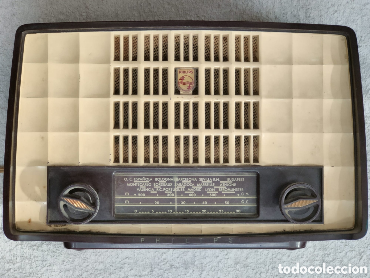 Radios de v&aacute;lvulas: Radio Philips - Foto 1