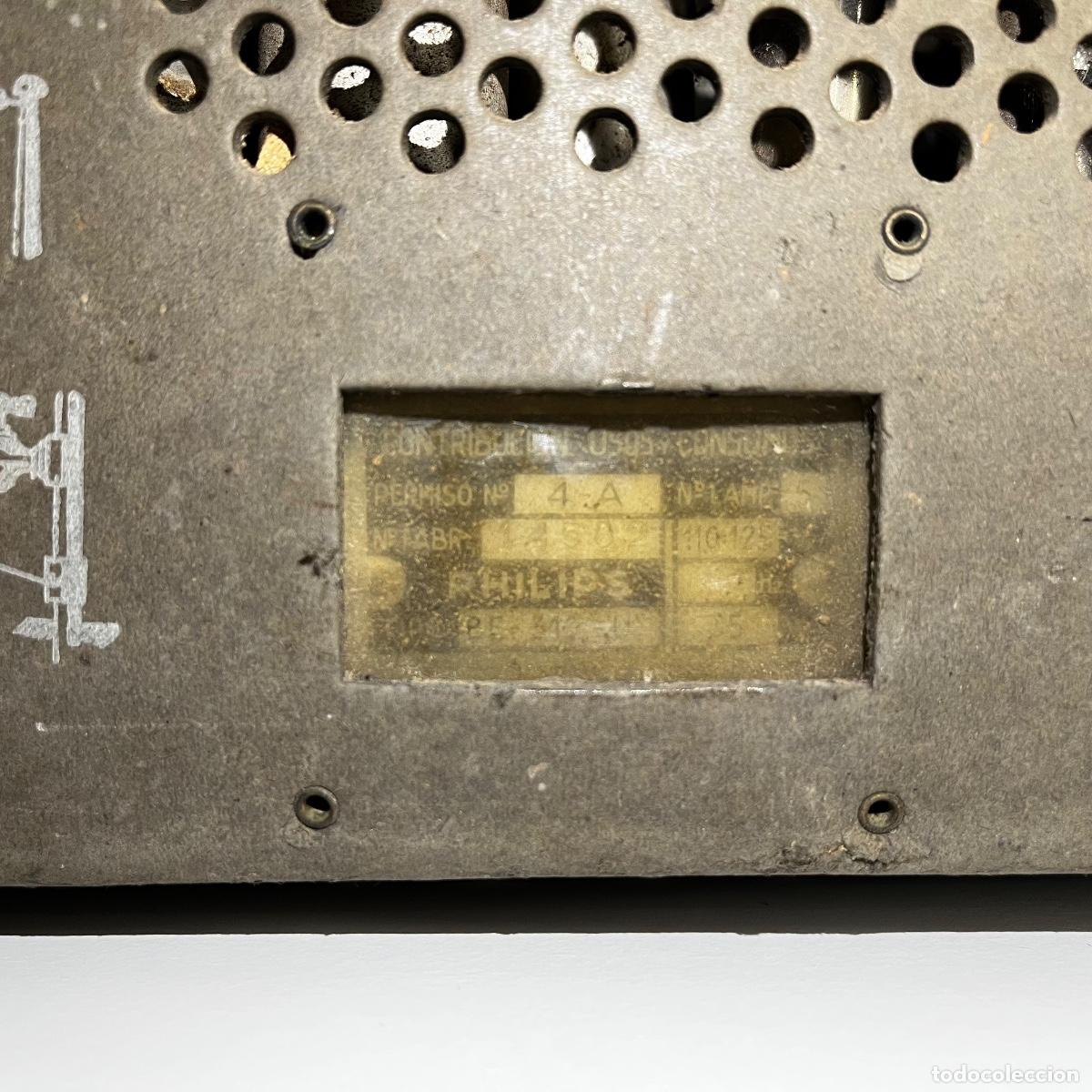 Radios de v&aacute;lvulas: Radio Philips BE-312-U - Foto 4