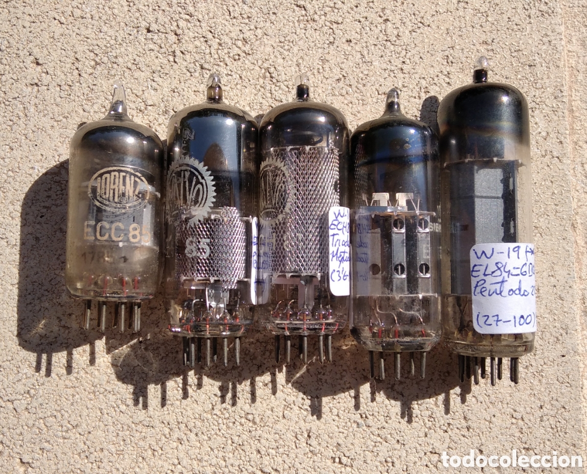 Radios de v&aacute;lvulas: Lote de v&aacute;lvulas para radio. - Foto 1