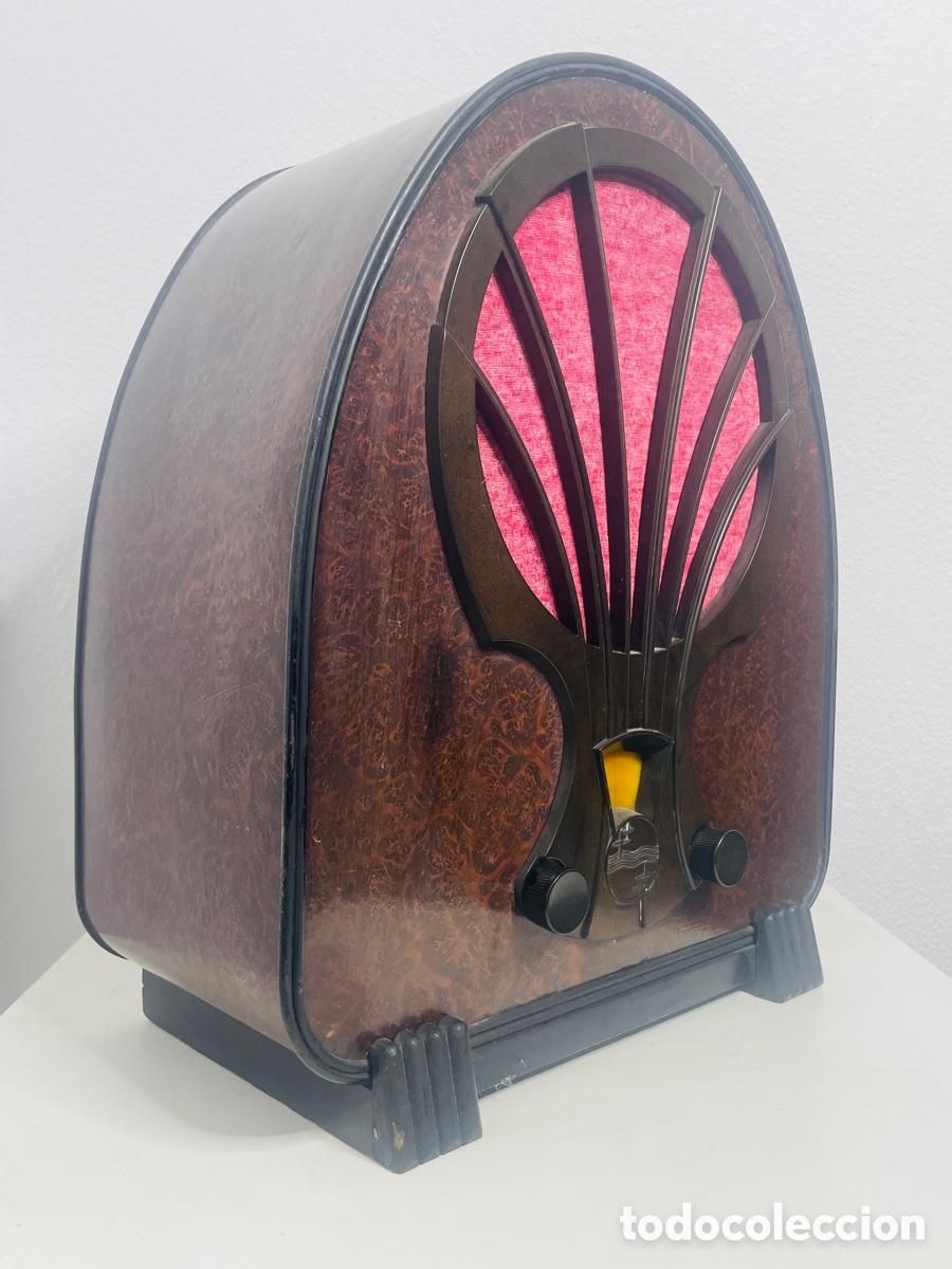 Radios de v&aacute;lvulas: Philips 830A Radio Capilla - Foto 8