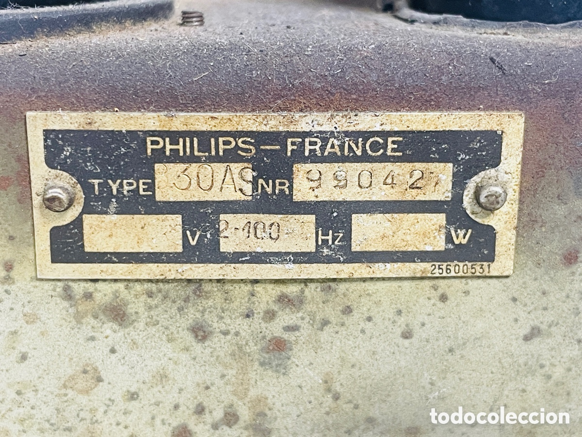 Radios de v&aacute;lvulas: Philips 830A Radio Capilla - Foto 12