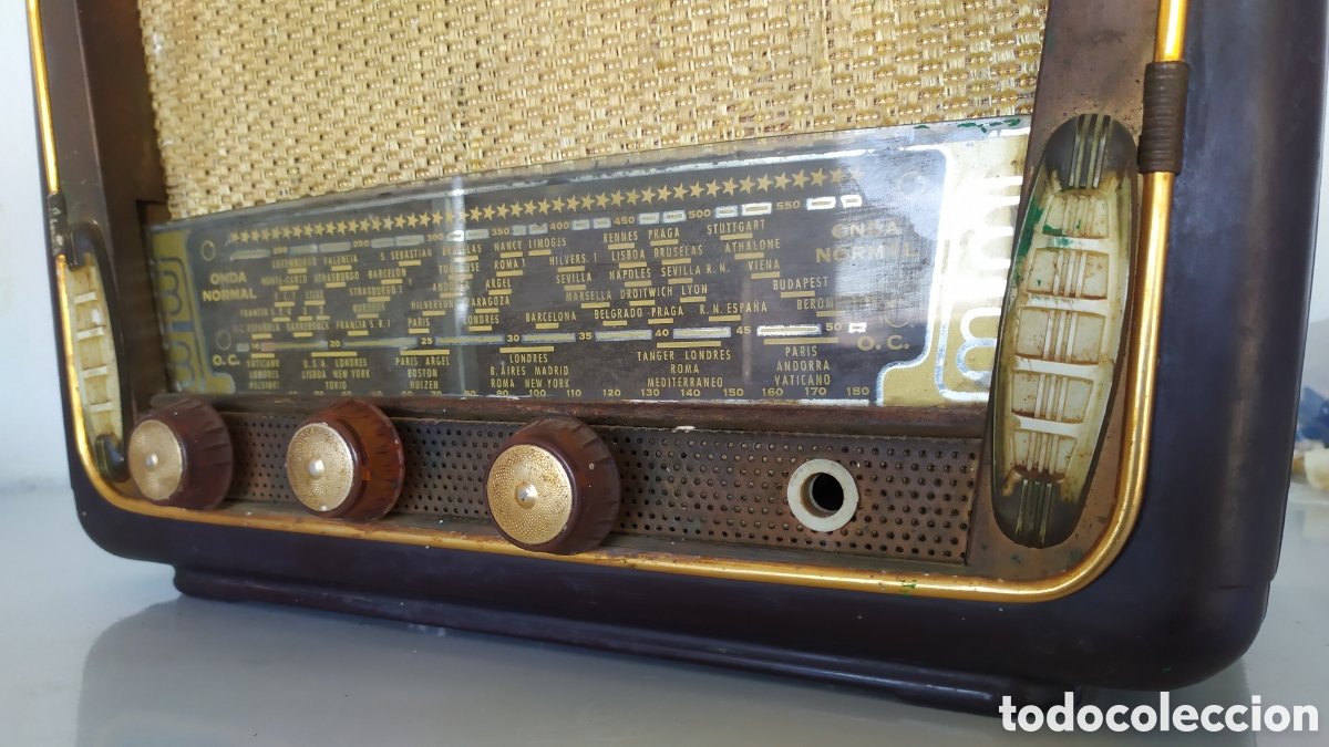 Radios de v&aacute;lvulas: Radio antigua vintage - Foto 2