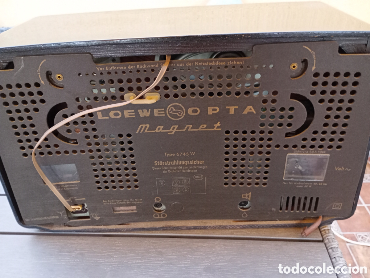Radios de v&aacute;lvulas: Loewe Opta Magnet 6745 - Foto 3