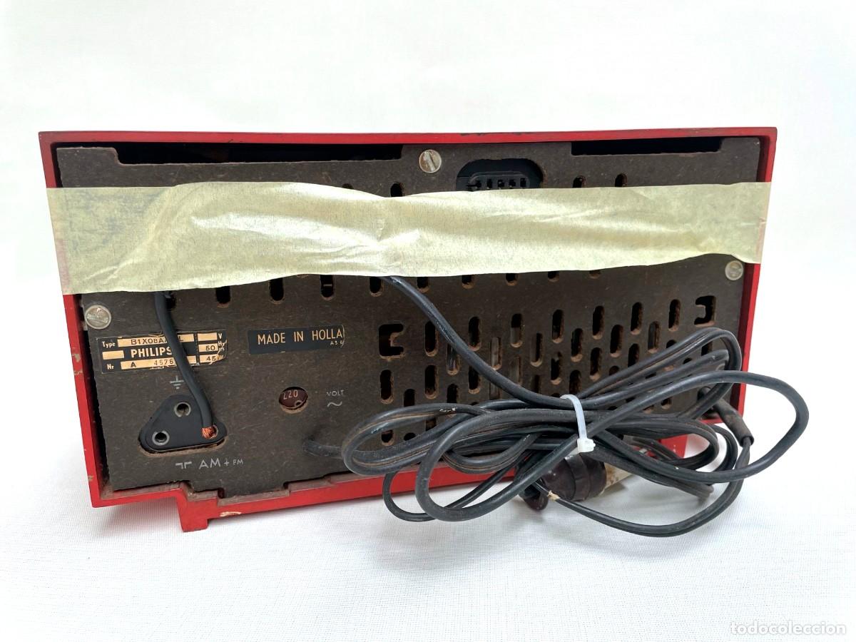 Radios de v&aacute;lvulas: Radio Philiphs modelo B1X08A de v&aacute;lvulas. Funciona (220v) - Foto 11