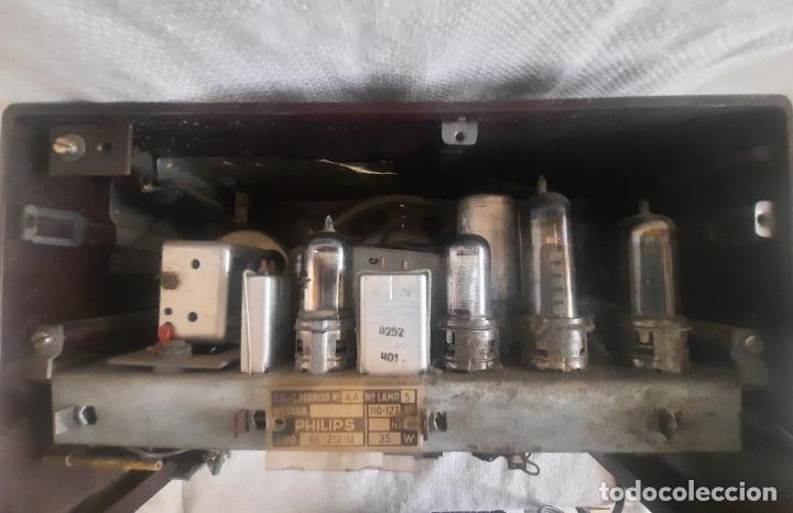Radios de v&aacute;lvulas: RADIO PHILIPS V&Aacute;LVULAS BE-212-U - 1951 / 52 - Foto 6