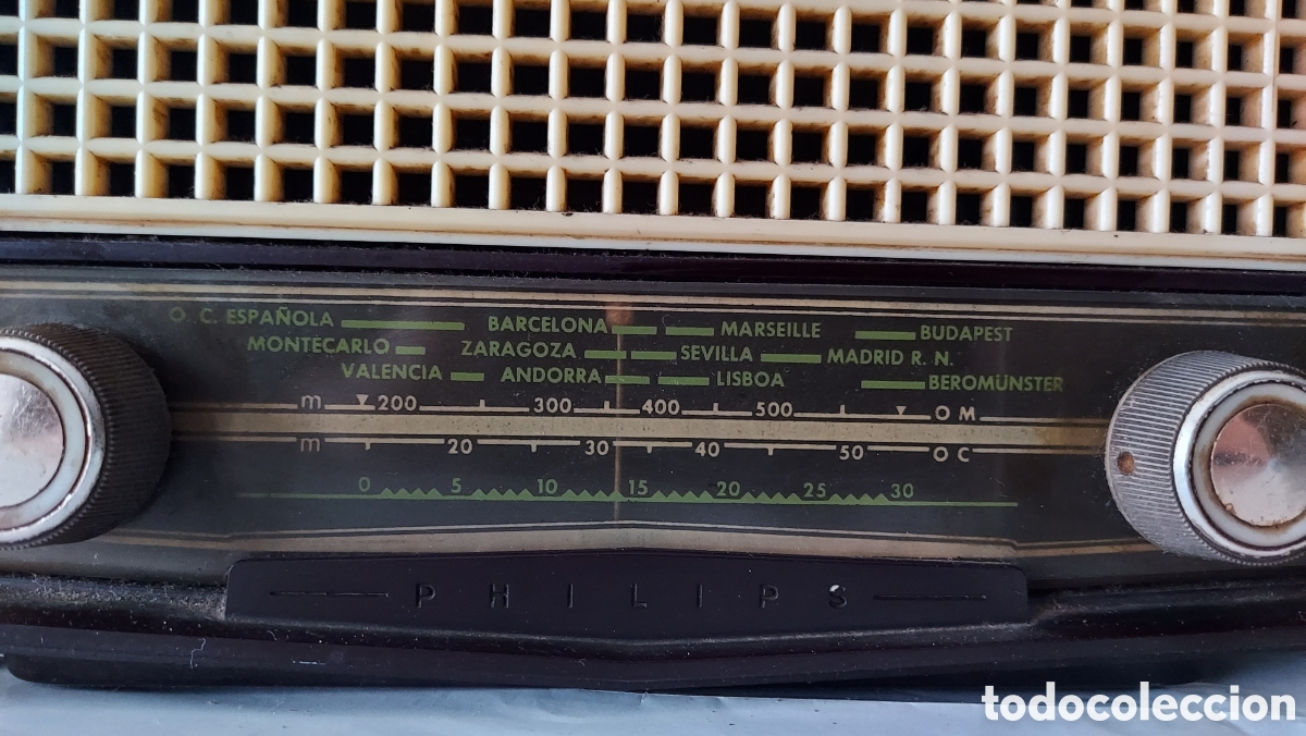 radio philips bf 381 a. año 1947. baquelita. fu - Compra venta en  todocoleccion