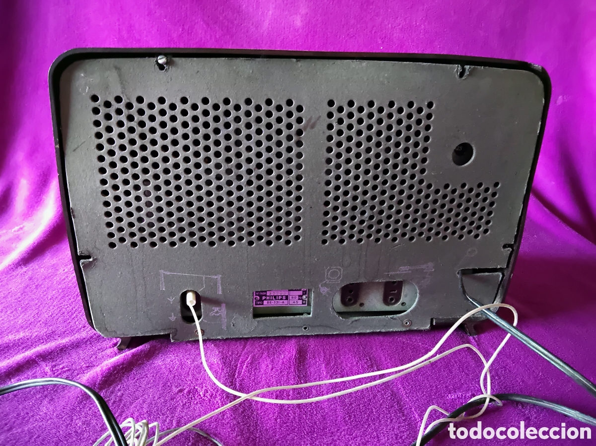 Radios de v&aacute;lvulas: RADIO DE V&Aacute;LVULAS PHILIPS, BAQUELITA - Foto 6