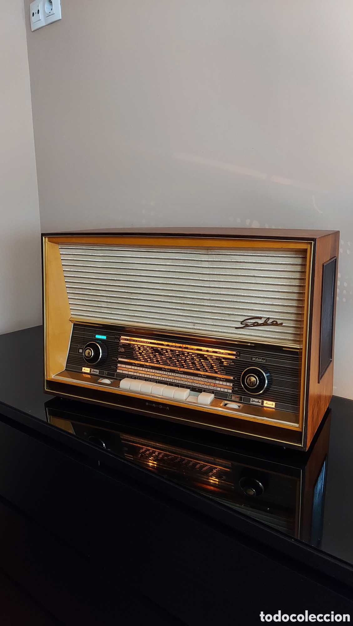 Radios de v&aacute;lvulas: Radio Saba alta gama. A&ntilde;o 1959 - Foto 3