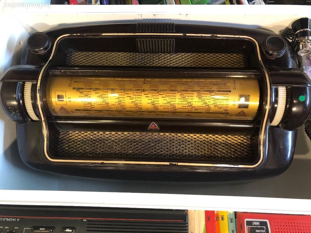 Radios de v&aacute;lvulas: Radio cl&aacute;sica de v&aacute;lvulas francesa funcionando - Foto 1