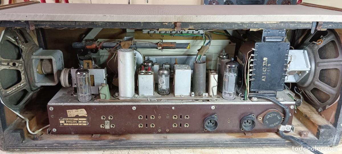 Radios de v&aacute;lvulas: Radio PHILIPS B5X94A de Alta gama funcionando - Foto 12