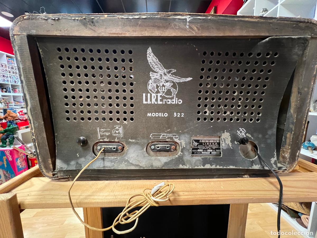 Radios de v&aacute;lvulas: RADIO VALVULAS LIRE MODELO 522 - Foto 9