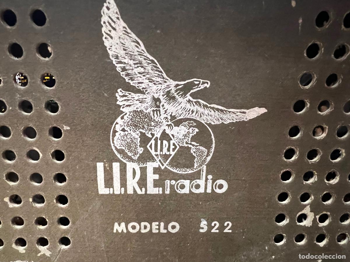 Radios de v&aacute;lvulas: RADIO VALVULAS LIRE MODELO 522 - Foto 10