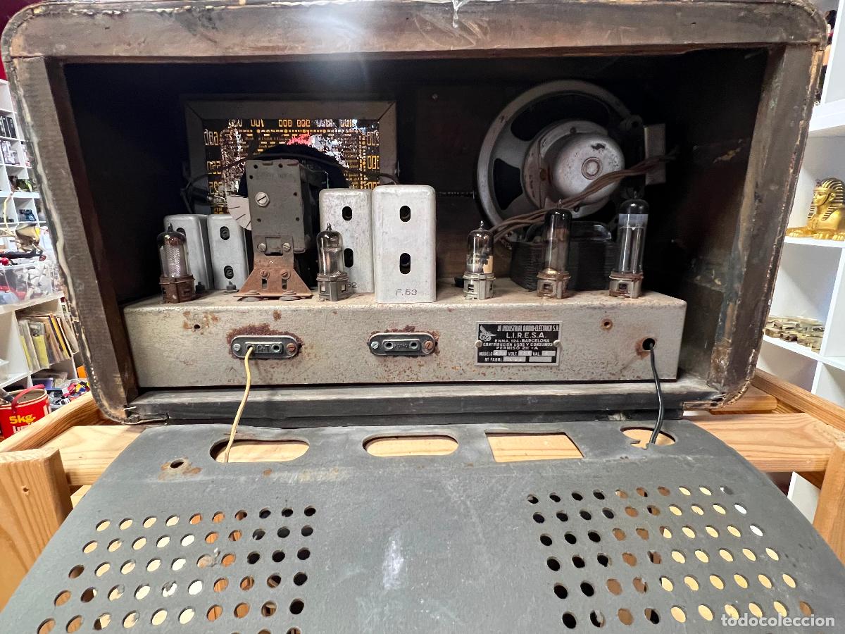 Radios de v&aacute;lvulas: RADIO VALVULAS LIRE MODELO 522 - Foto 13