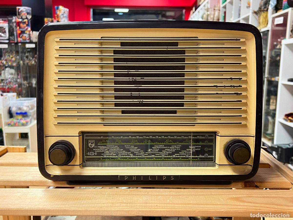 Radios de v&aacute;lvulas: Antigua radio de v&aacute;lvulas PHILLIPS - Foto 1