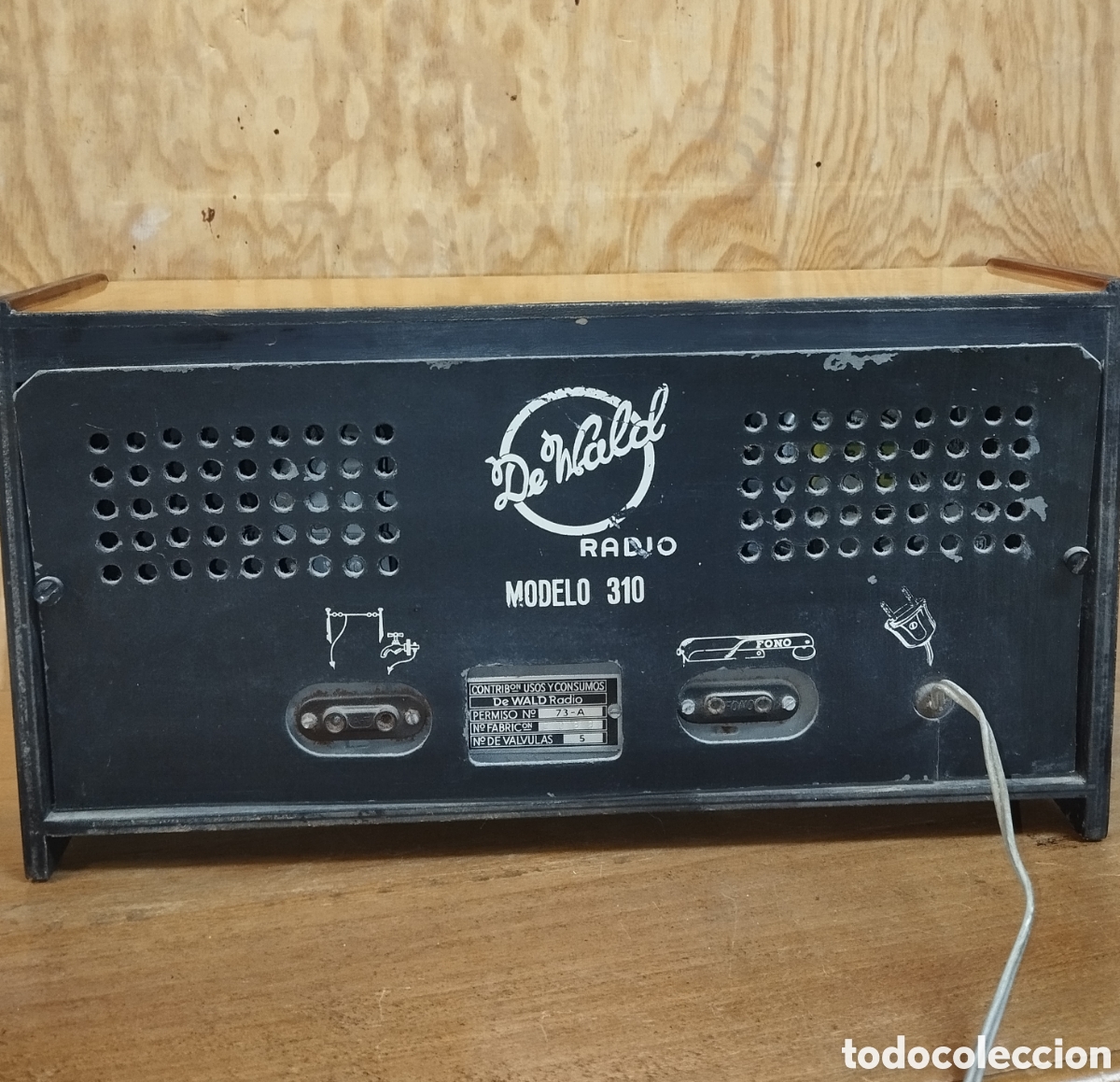 Radios de v&aacute;lvulas: Radio De Wald Mdi 310 - Foto 8