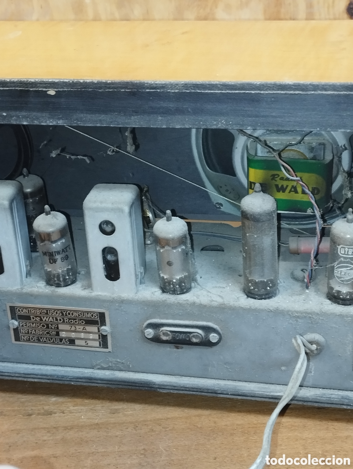 Radios de v&aacute;lvulas: Radio De Wald Mdi 310 - Foto 9