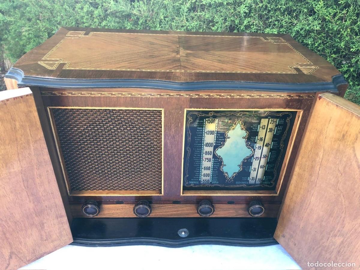 Radios de v&aacute;lvulas: RADIO ANTIGUA AGRIS TP-U CON PUERTAS / FUNCIONANDO - Foto 3