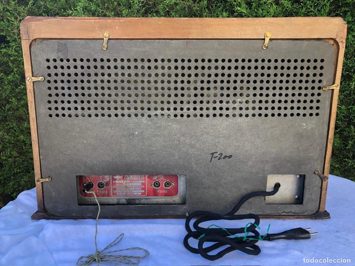 Radios de v&aacute;lvulas: RADIO ANTIGUA AGRIS TP-U CON PUERTAS / FUNCIONANDO - Foto 7