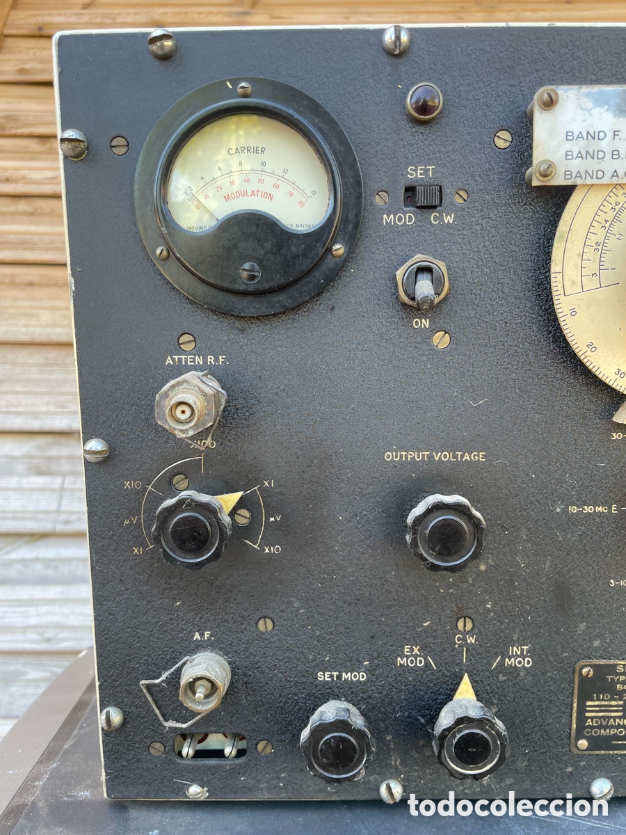 Radios de v&aacute;lvulas: Generador de se&ntilde;ales Advance B4A5 - Foto 3